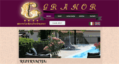 Desktop Screenshot of hotelgrahor.com